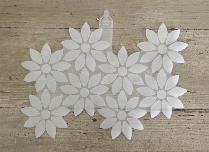 Flower Power Wall Stamp